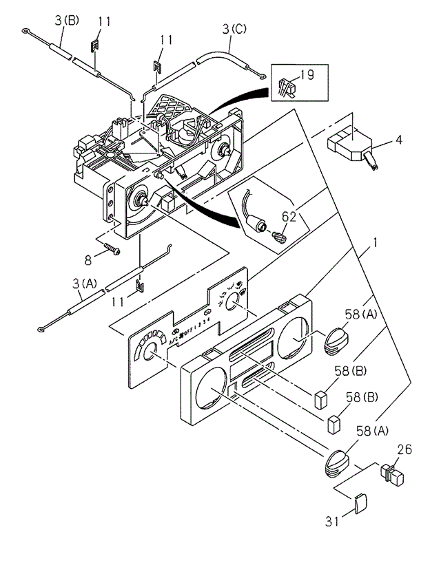 ELECTRICAL / EXHAUST / HEATER / FUEL/HEATER CONTROL (TO:9908) for 1999 Honda PASSPORT #1