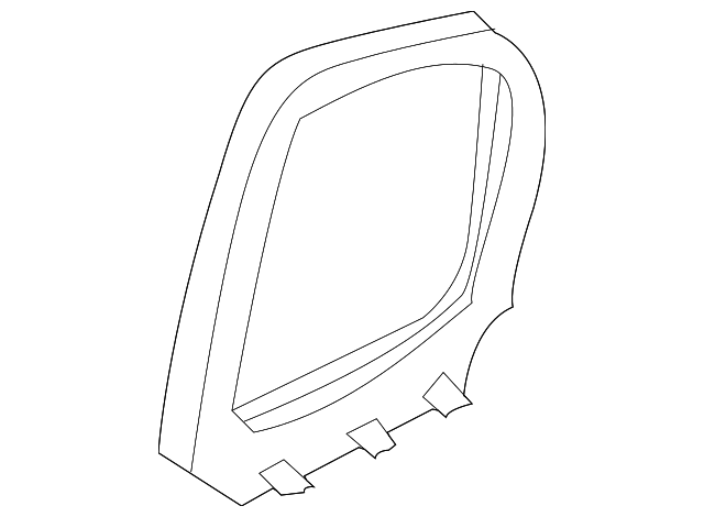 82272AL501 Деталь GLASS W'STRIP, RIGHT