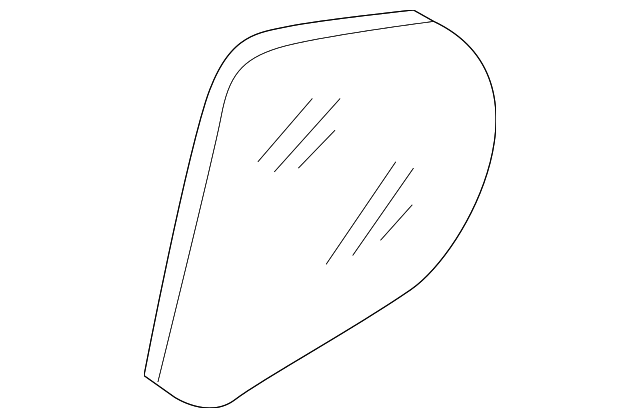 82262AL502 Деталь FIXED GLASS, RIGHT