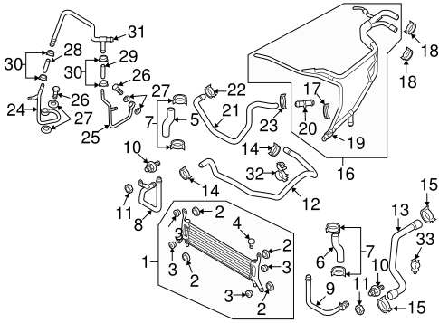 Q7 RADIATOR & COMPONENTS