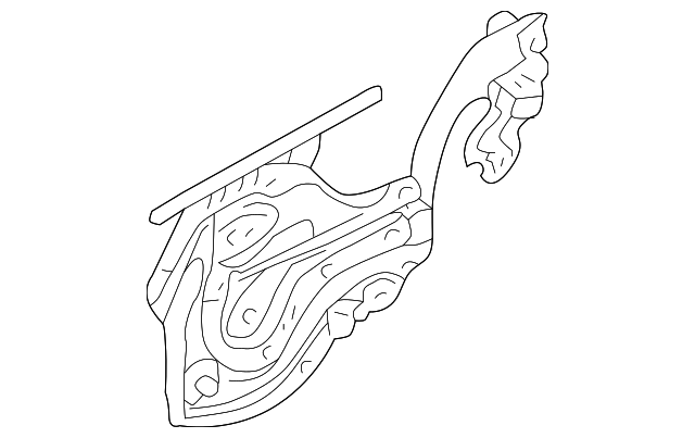 83401-2D010 Деталь WINDOW REGULATOR, LEFT