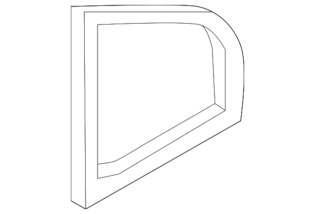 83545-2D000 Деталь WEATHERSTRIP, RIGHT