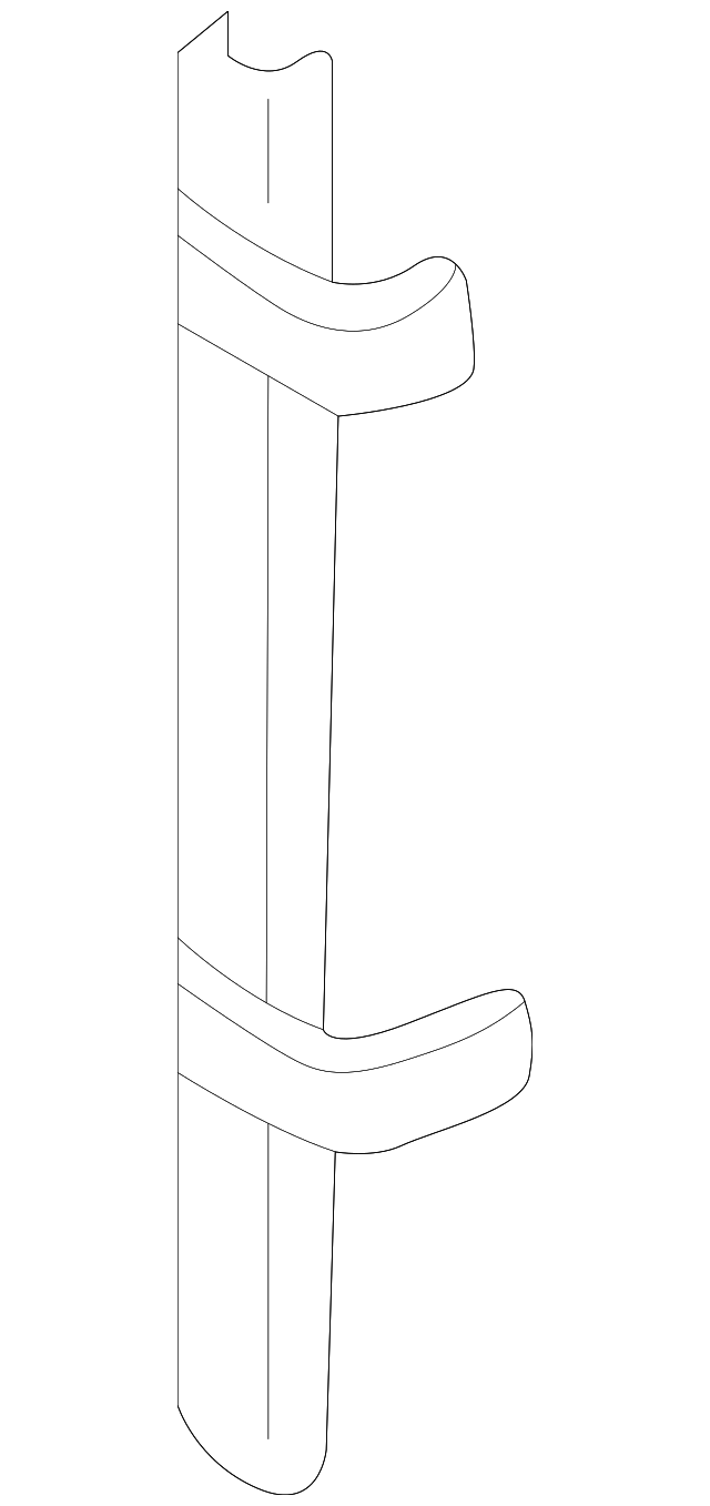 83510-2D000 Деталь GUIDE CHANNEL, LEFT