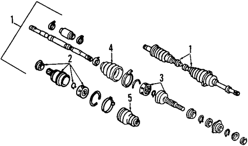 G20 AXLE SHAFTS & JOINTS