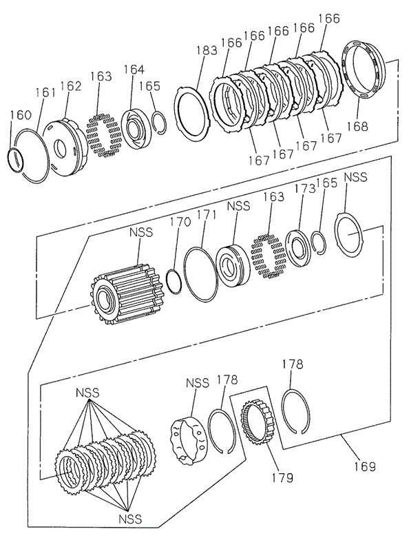 TRANSMISSION - AUTOMATIC/AT CLUTCH (1) for 1996 Honda PASSPORT #1