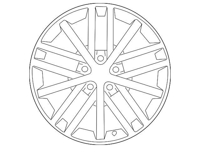 9965-11-7080 WHEEL, ALLOY