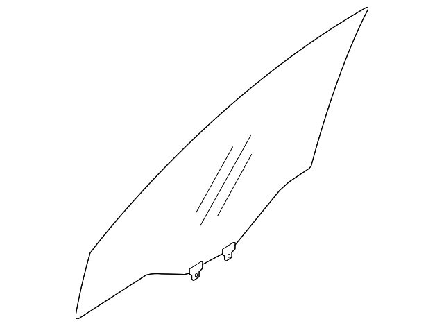 61011SC000 Деталь DOOR GLASS, RIGHT