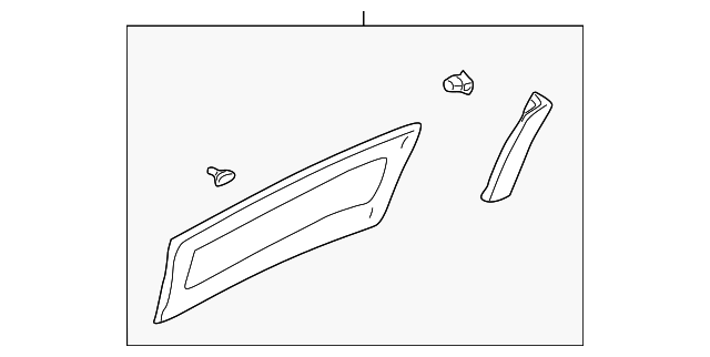 YL8Z78101A05FAA Деталь BODY SIDE MLDG, LEFT
