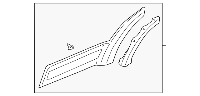 2L8Z7825556HAA Деталь BODY SIDE MLDG, RIGHT