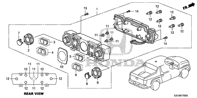 BULB C, NEO-WEDGE - 2009 Honda RIDGELINE (79628SJCA41) BULB C, NEO-WEDGE - 2009 Honda RIDGELINE (79628SJCA41)