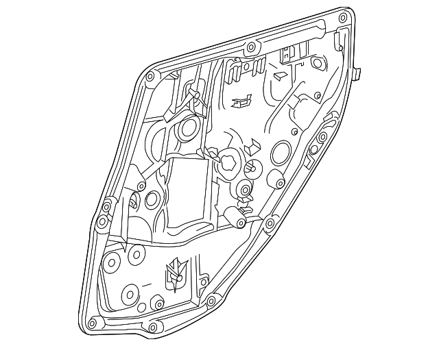 222-730-02-79 Деталь REGULATOR MODULE, RIGHT