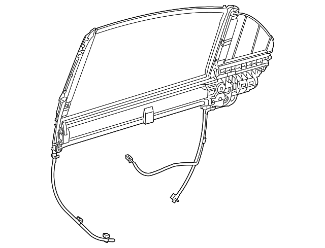 222-810-01-20-9107 Деталь SUNSHADE, LEFT