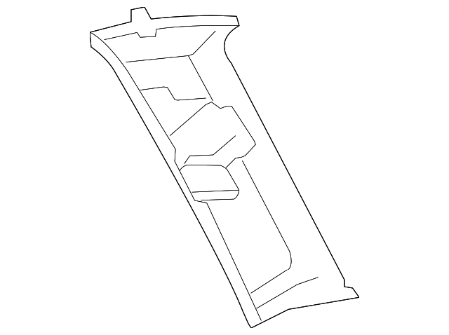251-690-65-25-7H21 Деталь PILLAR TRIM, LEFT
