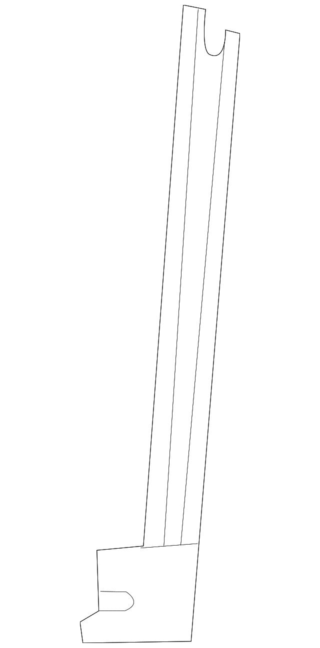 80214-3JA0A Деталь SASH CHANNEL, RIGHT