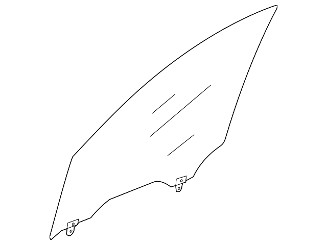 80301-3KA0A Деталь DOOR GLASS, LEFT