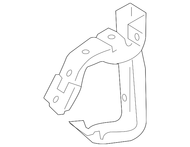 67501-1KM0A Деталь KNEE BOLSTER MOUNT BRACKET, LEFT
