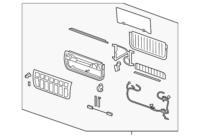 25850329 Деталь GATE ASSY