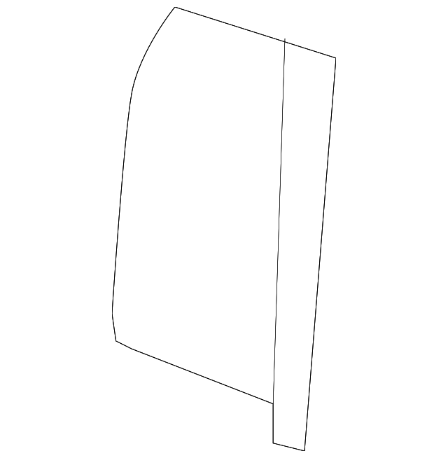 10382315 Деталь SIDE GLASS, LEFT