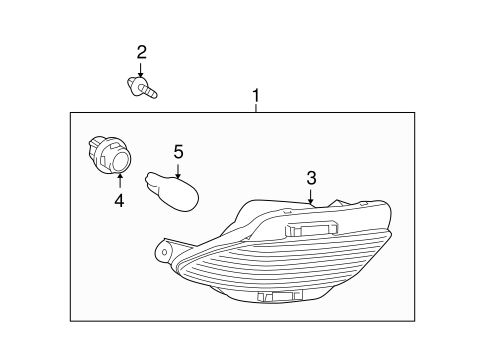 RX350 SIDE MARKER LAMPS