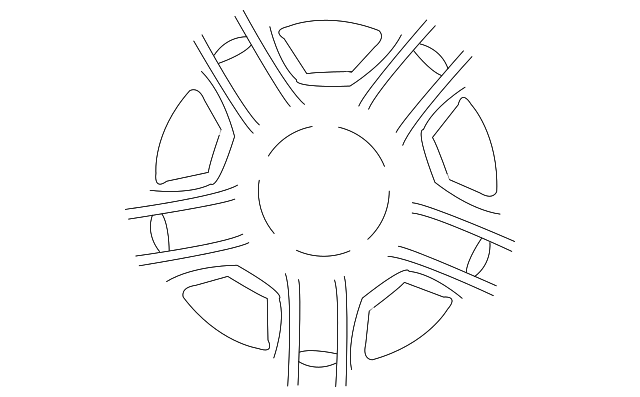 YL8Z-1015-EA Деталь WHEEL, STEEL