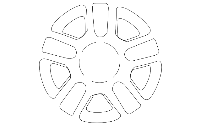YL8Z1007DA Деталь WHEEL, ALLOY