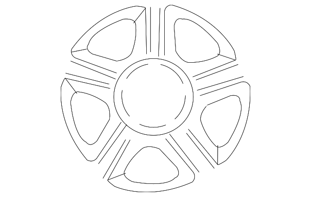 1L8Z-1007-AA Деталь WHEEL, ALLOY