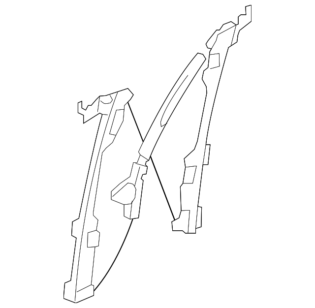 807211BA0B Деталь WINDOW REGULATOR, LEFT