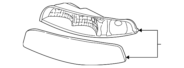 19208224 Деталь HEADLAMP ASSY, LEFT