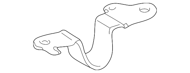 48829-12070 Деталь STABILIZER BAR BRACKET, LEFT