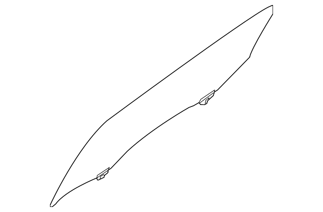 82301-3TA0A Деталь DOOR GLASS, LEFT