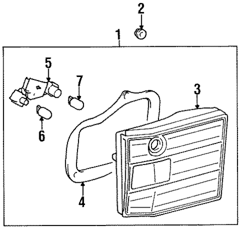 LS400 BULBS - CHASSIS 7