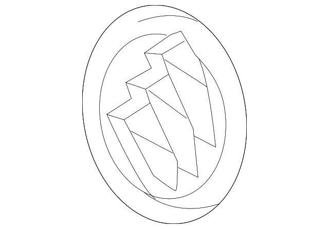 22828173 Деталь EMBLEM, RIGHT