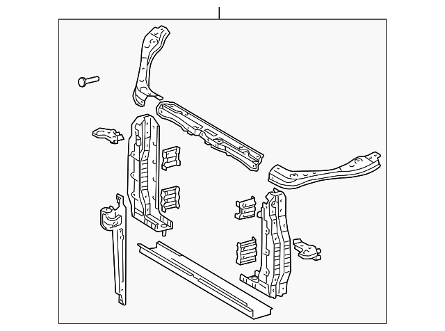 53201-08020 Деталь RADIATOR SUPPORT