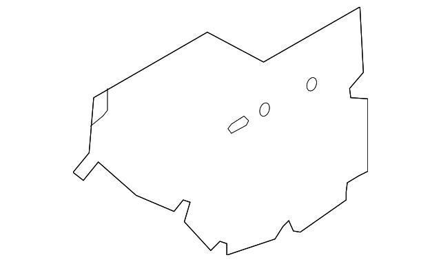 96649799 Деталь WATER DEFLECTOR, RIGHT