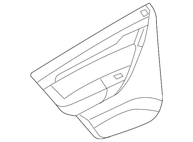 96965354 Деталь DOOR TRIM PANEL, LEFT
