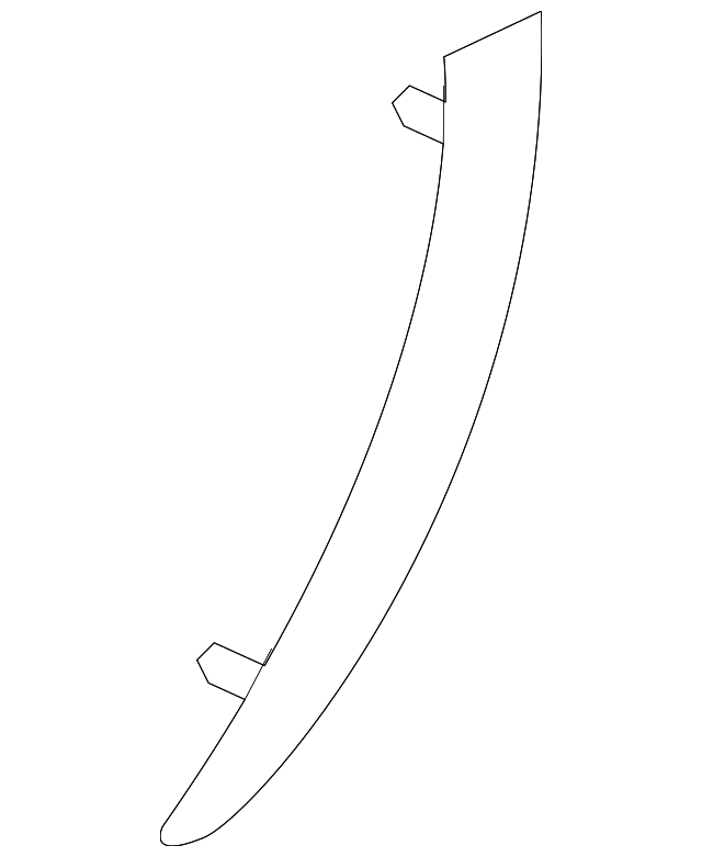96462187 Деталь HANDLE COVER, LEFT