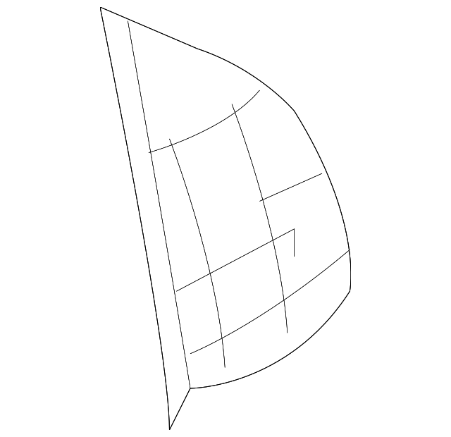 95996582 Деталь CORNER COVER, RIGHT