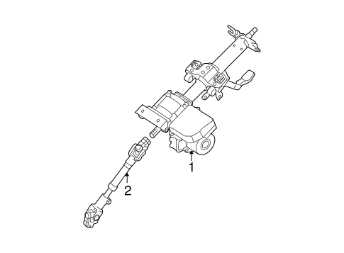 Elantra STEERING COLUMN ASSEMBLY