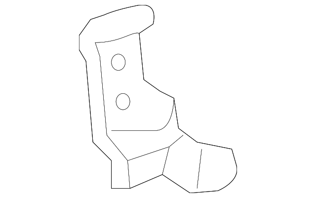 53238-47010 SIDE SUPPORT BRACKET, RIGHT