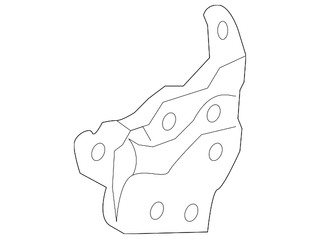 53804-47030 Деталь SIDE BRACKET, LEFT