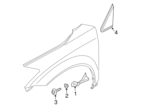 Murano EXTERIOR TRIM - FENDER