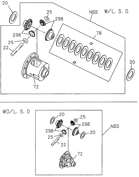 CHASSIS/REAR FINAL DRIVE (4) for 1995 Honda PASSPORT #1