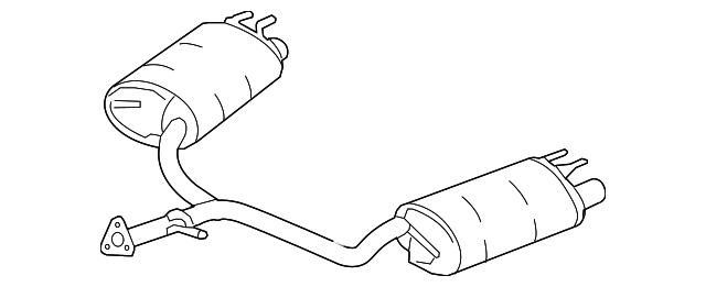 18307-T2G-A11 Деталь MUFFLER, EX.