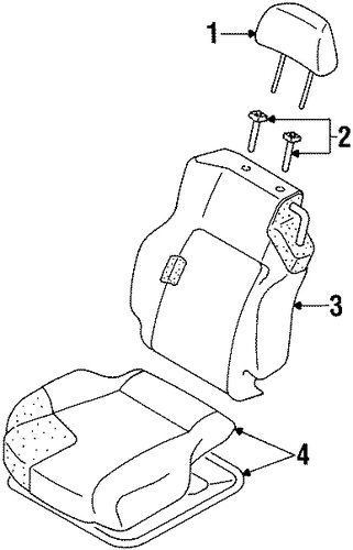 Avenger FRONT SEAT COMPONENTS