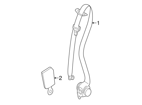 Sprinter 2500 REAR SEAT BELTS