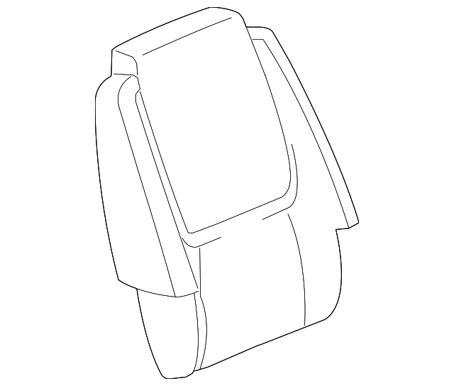8538078J00 Деталь SEAT BACK COVER, RIGHT