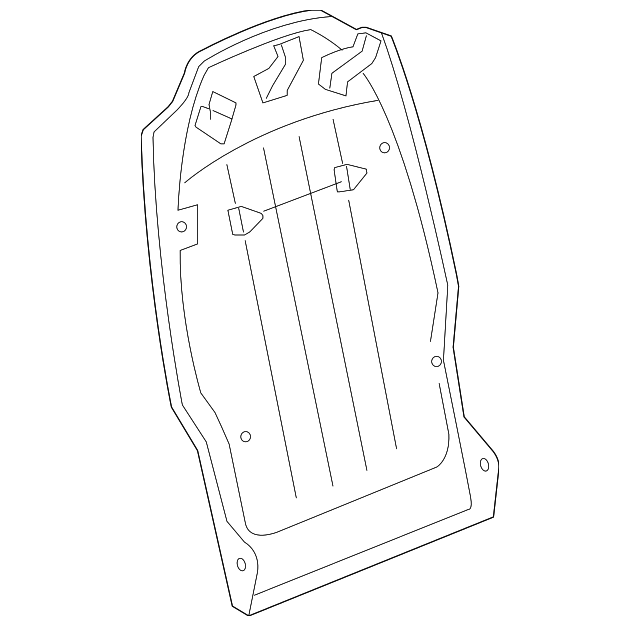 8530578J00 Деталь SEAT BACK PANEL, RIGHT