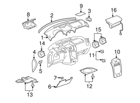 HHR INSTRUMENT PANEL COMPONENTS