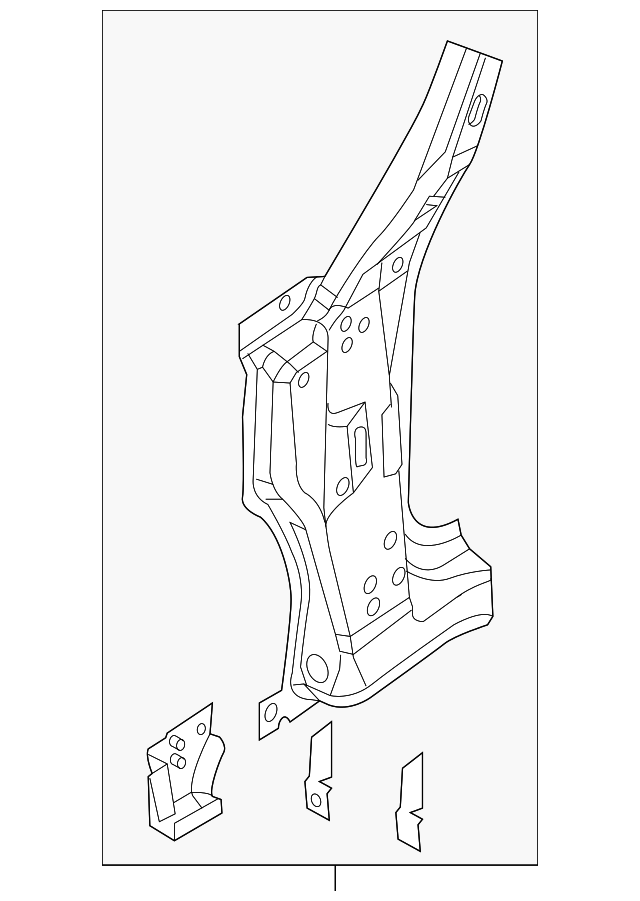 5140599AA Деталь HINGE PILLAR, LEFT