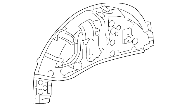 61607-0E020 Деталь INNER WHEELHOUSE, RIGHT